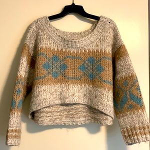 Free People cropped sweater